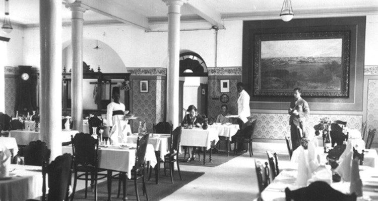 old drisco hotel dining room
